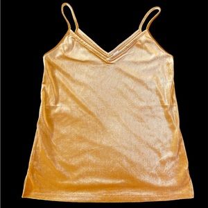 Old Navy Gold Velour Cami